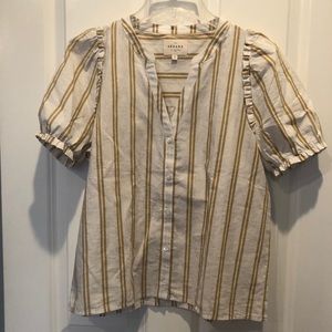 Sezane short sleeve blouse size 36